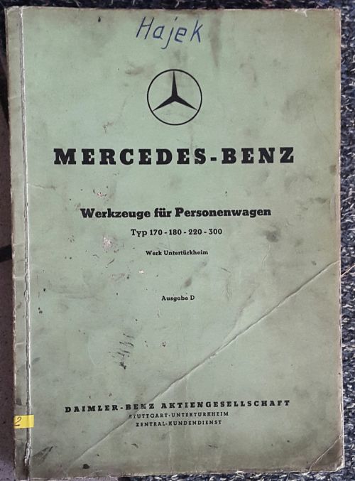 Einführungsschrift Werkzeuge 170 180 220 300