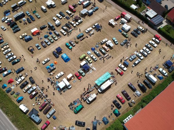Jahrestreffen Ornbau von oben
